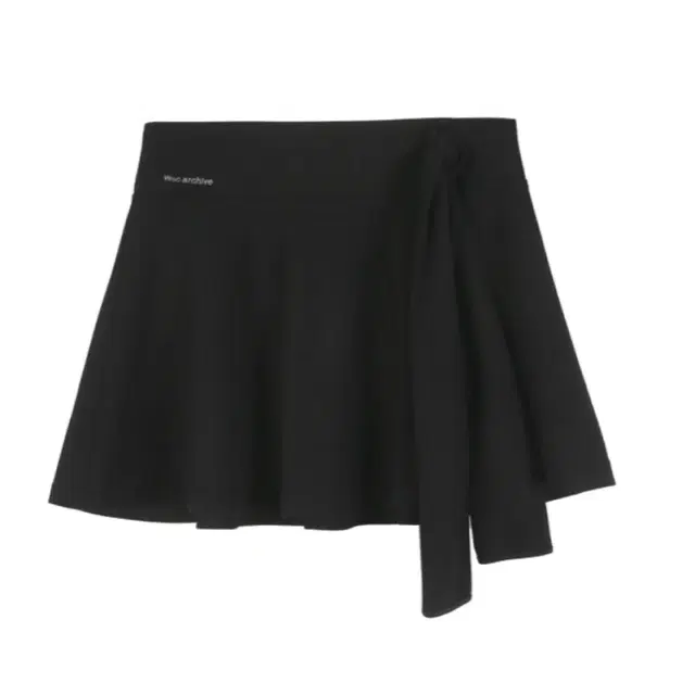 Wsc archive tie flare wrap skirt 타이랩스커트