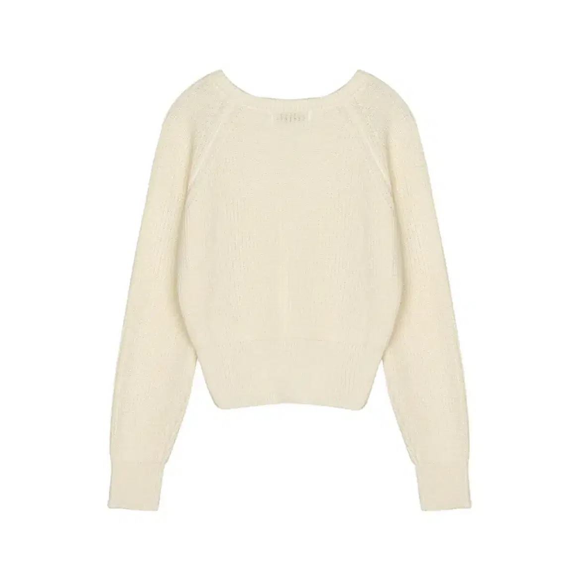 닉앤니콜 RIBBED CUT OUT KNIT IVORY