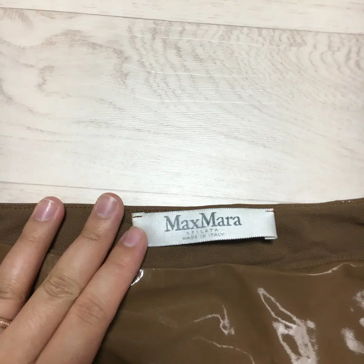 MAXMARA 막스마라 정품 언발 블라우스 S