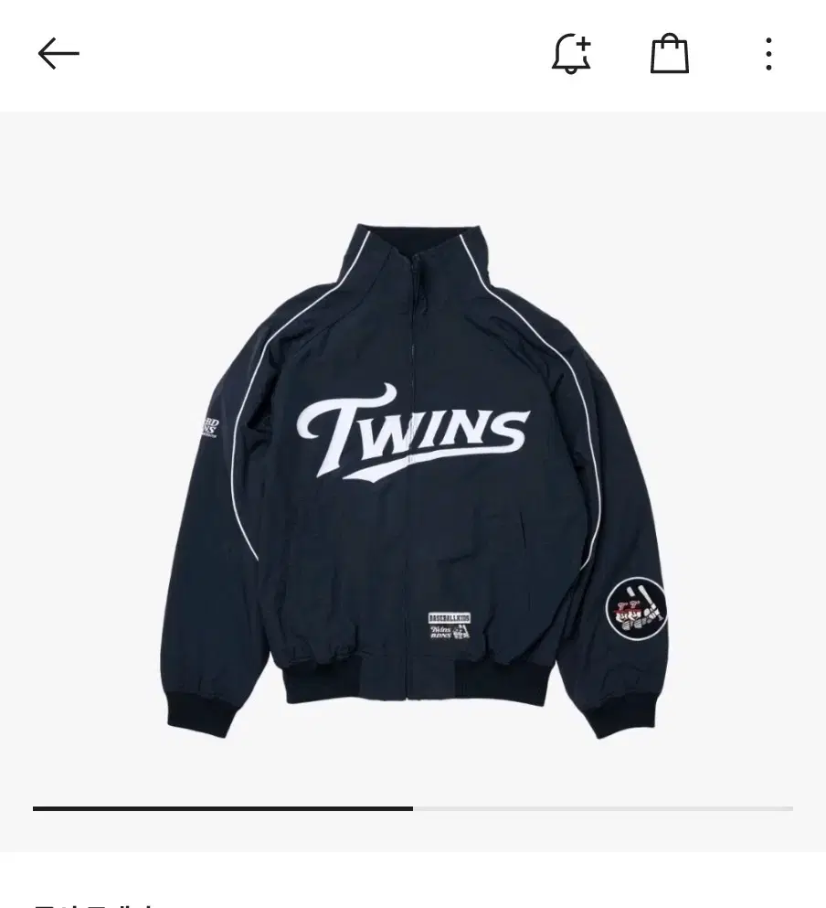 <XL> Padres x LG Twins Dugout Jacket Navy