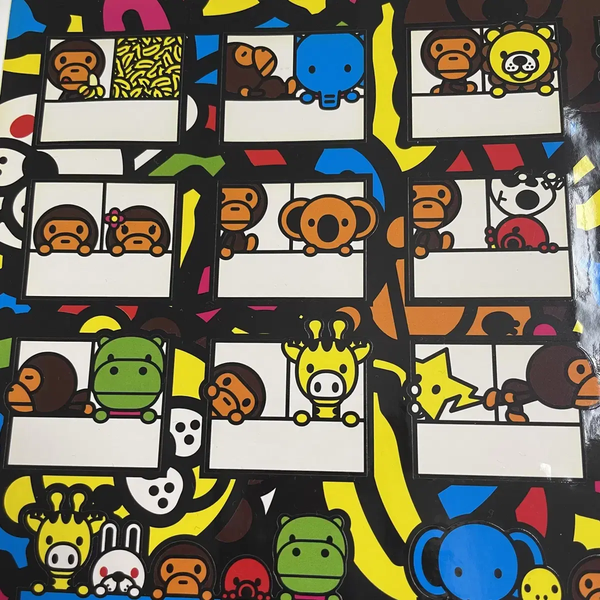 Bape babymilo 베이프 베이비마일로 베이프스티커