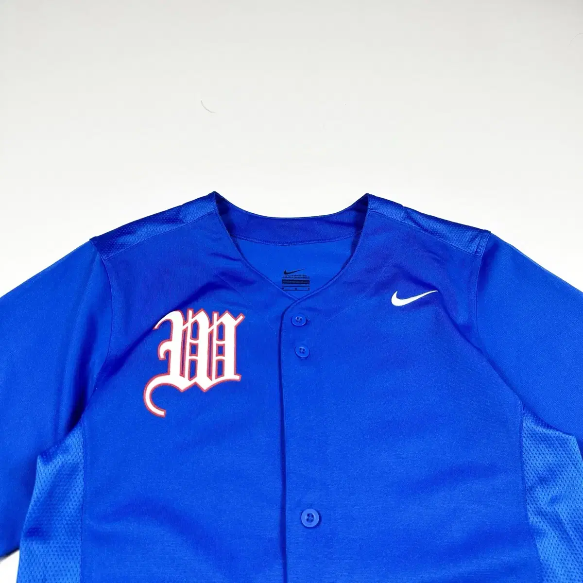 Nike Swoosh No. 19 bloo Baseball Jersey (M)