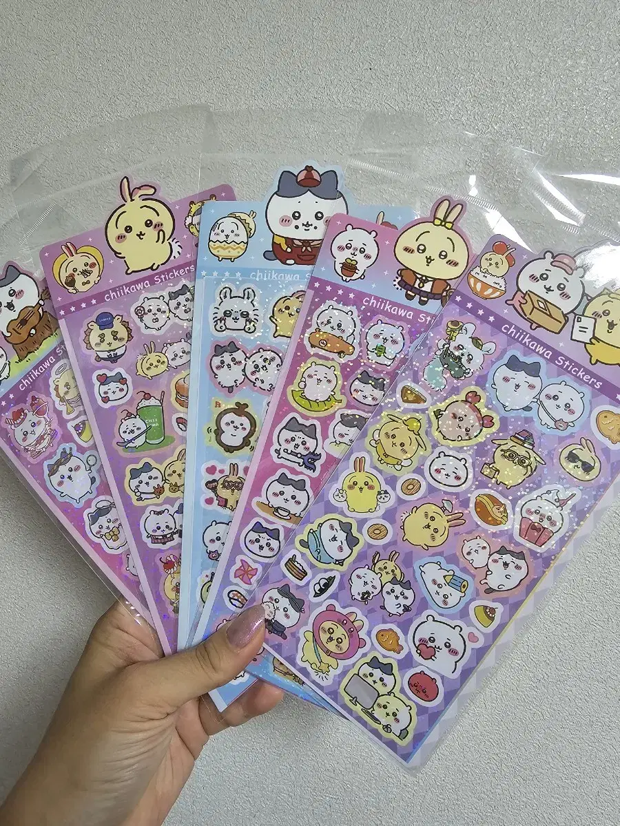 Chiikawa hologram sticker 5-piece set