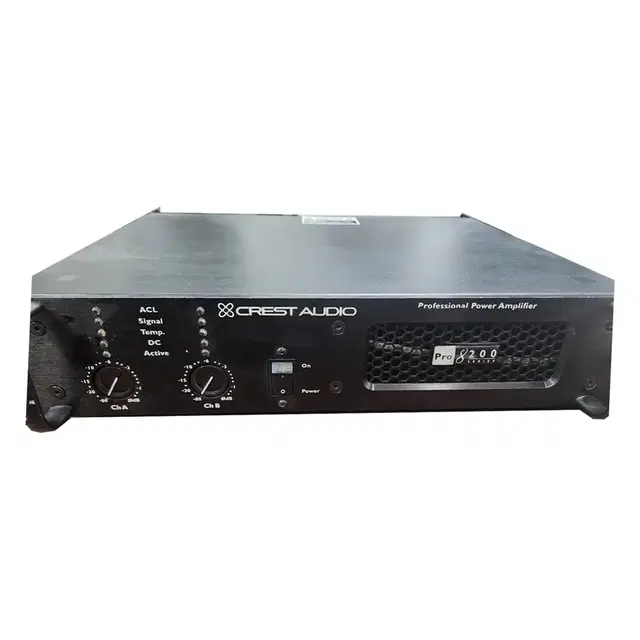 CREST AUDIO PRO-8200 파워엠프 중고2대