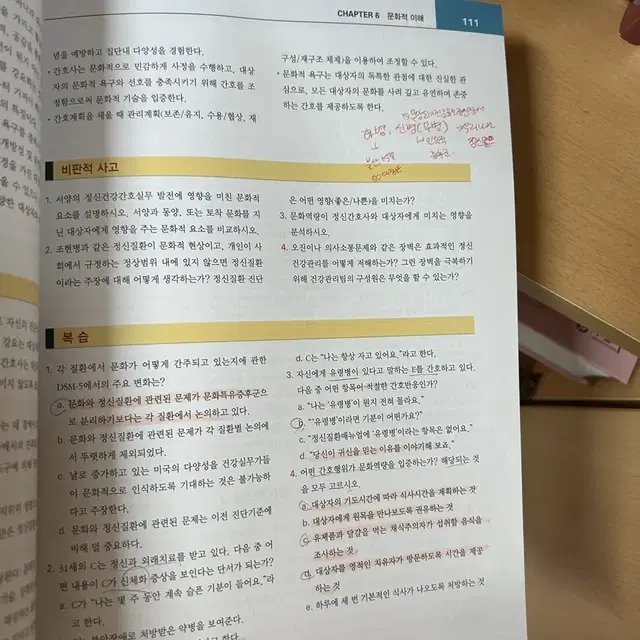 정신간호학 현문사