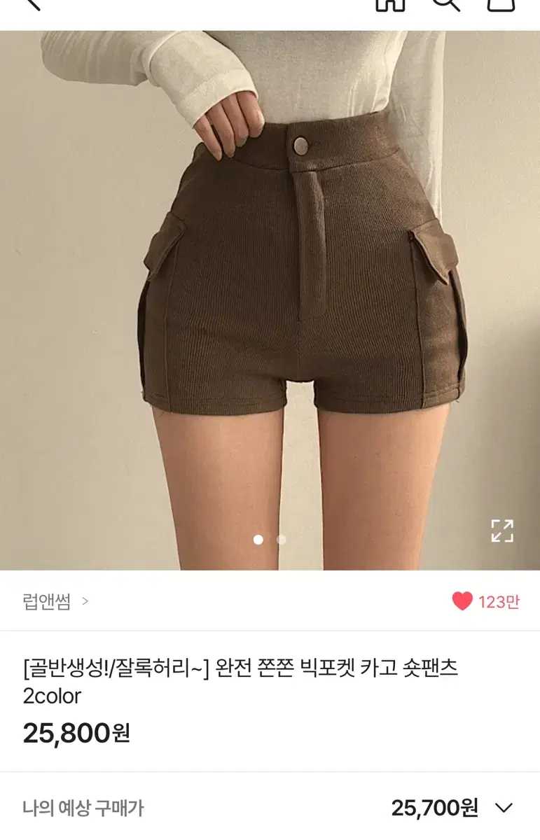 에이블리 빅포켓 카고 숏팬츠 반바지 (블랙,카키)