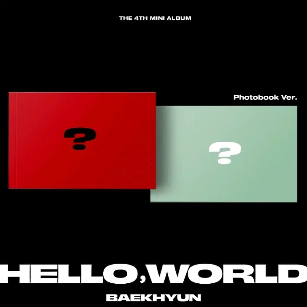 백현 Hello, world 포토북 버전 미개봉 + 공식포카 덤