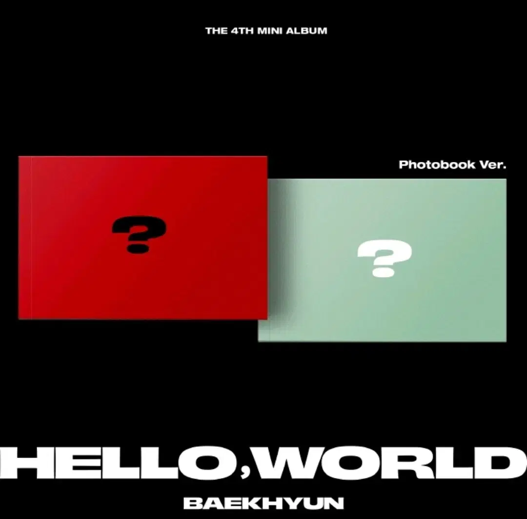 백현 Hello, world 포토북 버전 미개봉