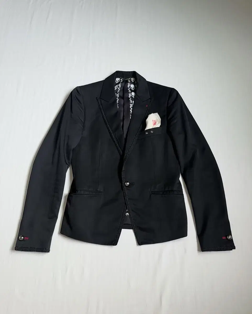 Buffalo Bobs Skull Pattern Blazer