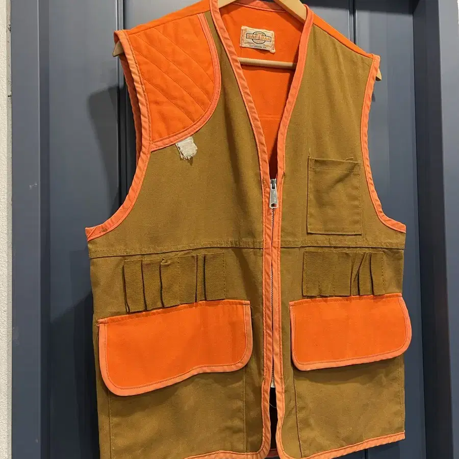 1970s SAFTBAK HUNTING VEST 빈티지베스트 헌팅베스트