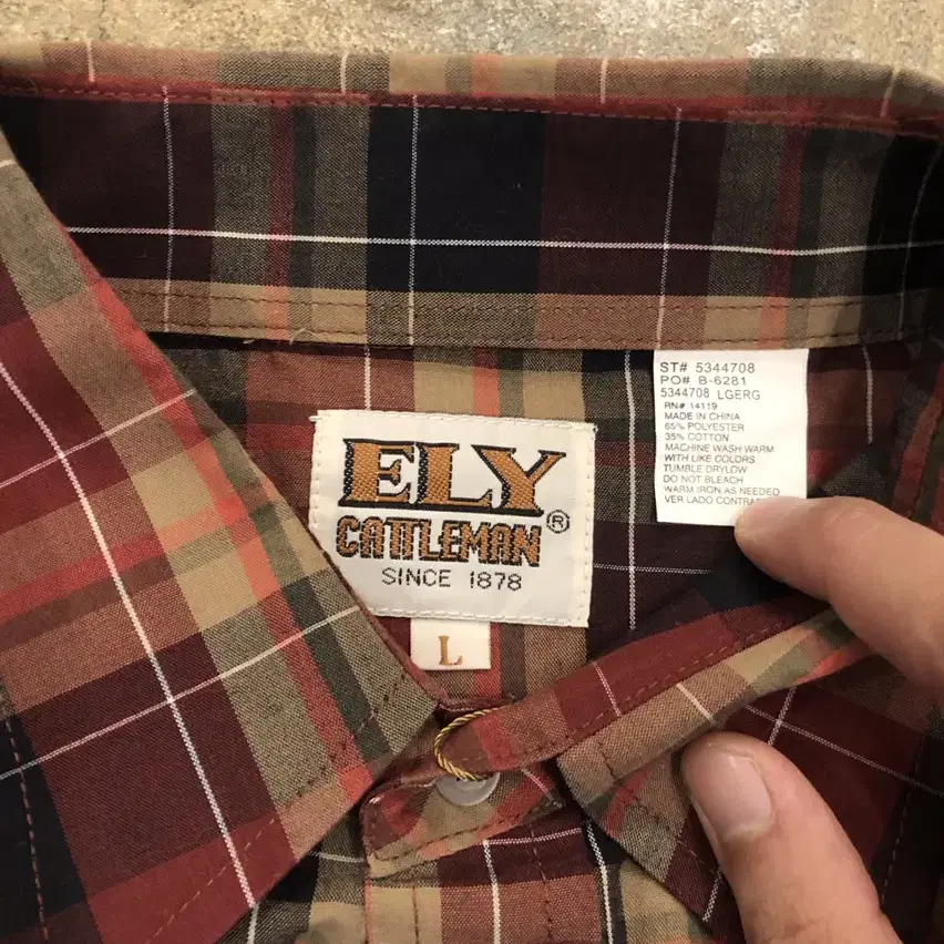 80s Elly western shirt - L (100-105)