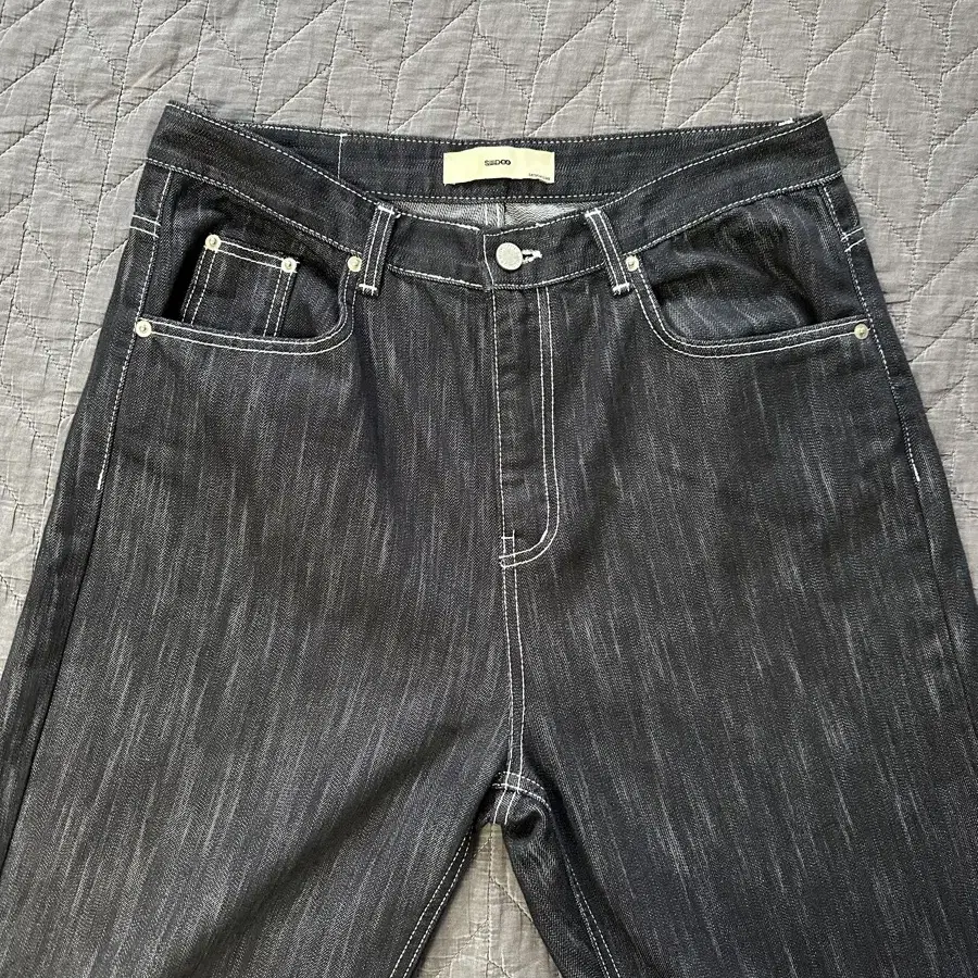 siiiido 시도 청바지 SLAB TEXTURE RAW DENIM