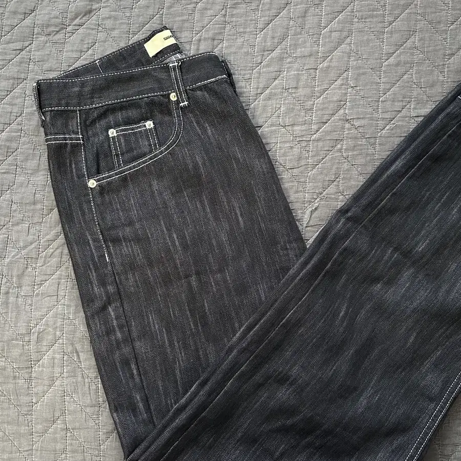 siiiido 시도 청바지 SLAB TEXTURE RAW DENIM