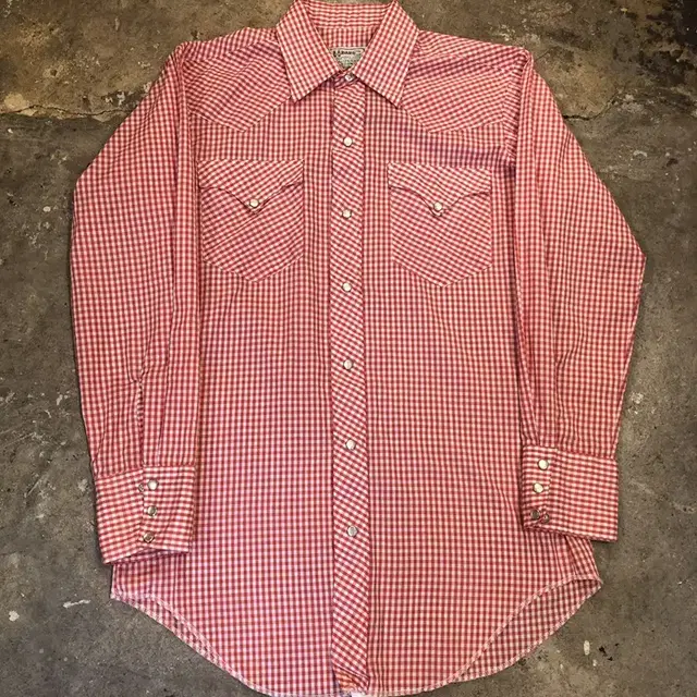 70s H bar C western shirt - M (100)