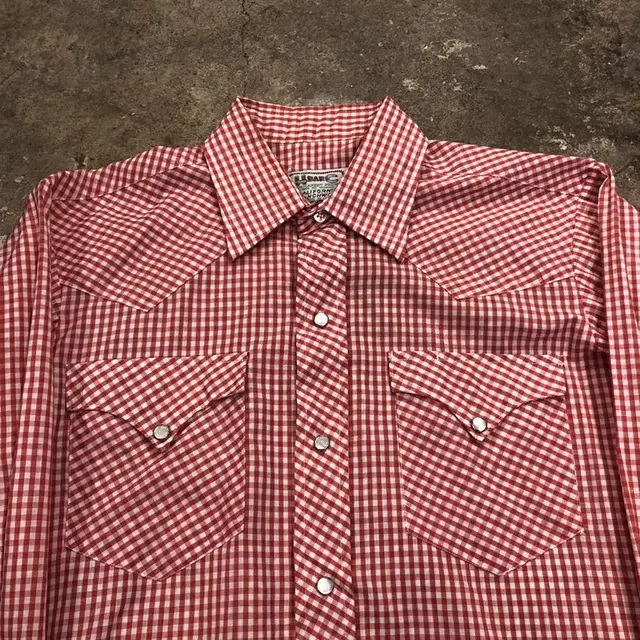 70s H bar C western shirt - M (100)