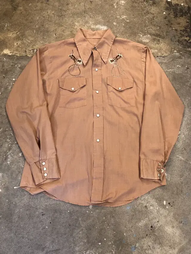 70s Western shirt - M (100)