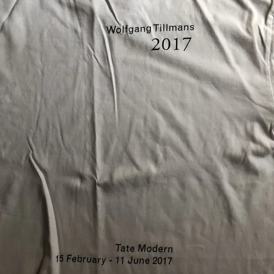 2017 Wolfgang Tillmans Tate Modern 티셔츠