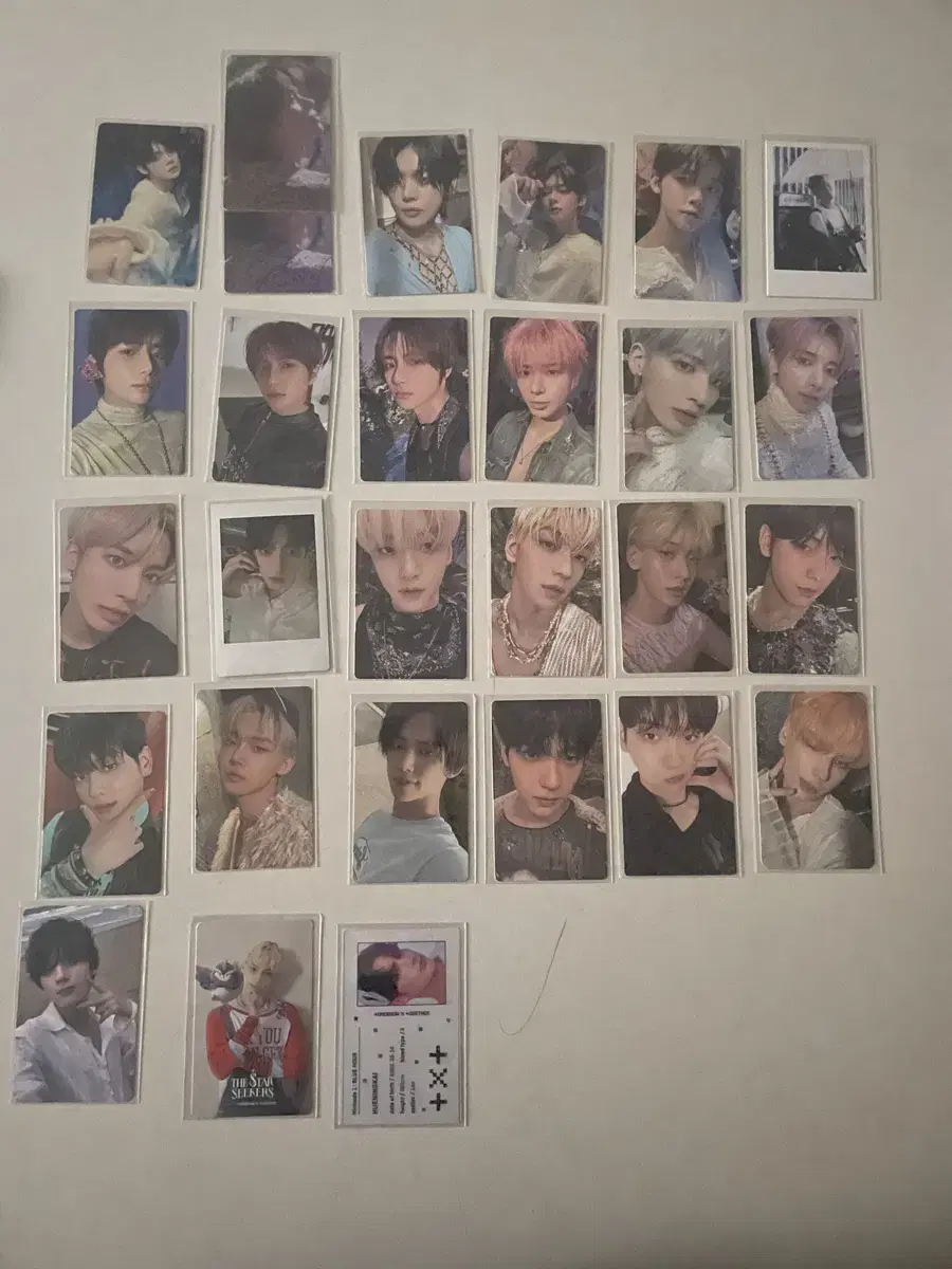 Tomorrow X Together bulk photocard sell Talduk DisposalYeonjun, Soobin, Beomgyu, Taehyun,Hooning