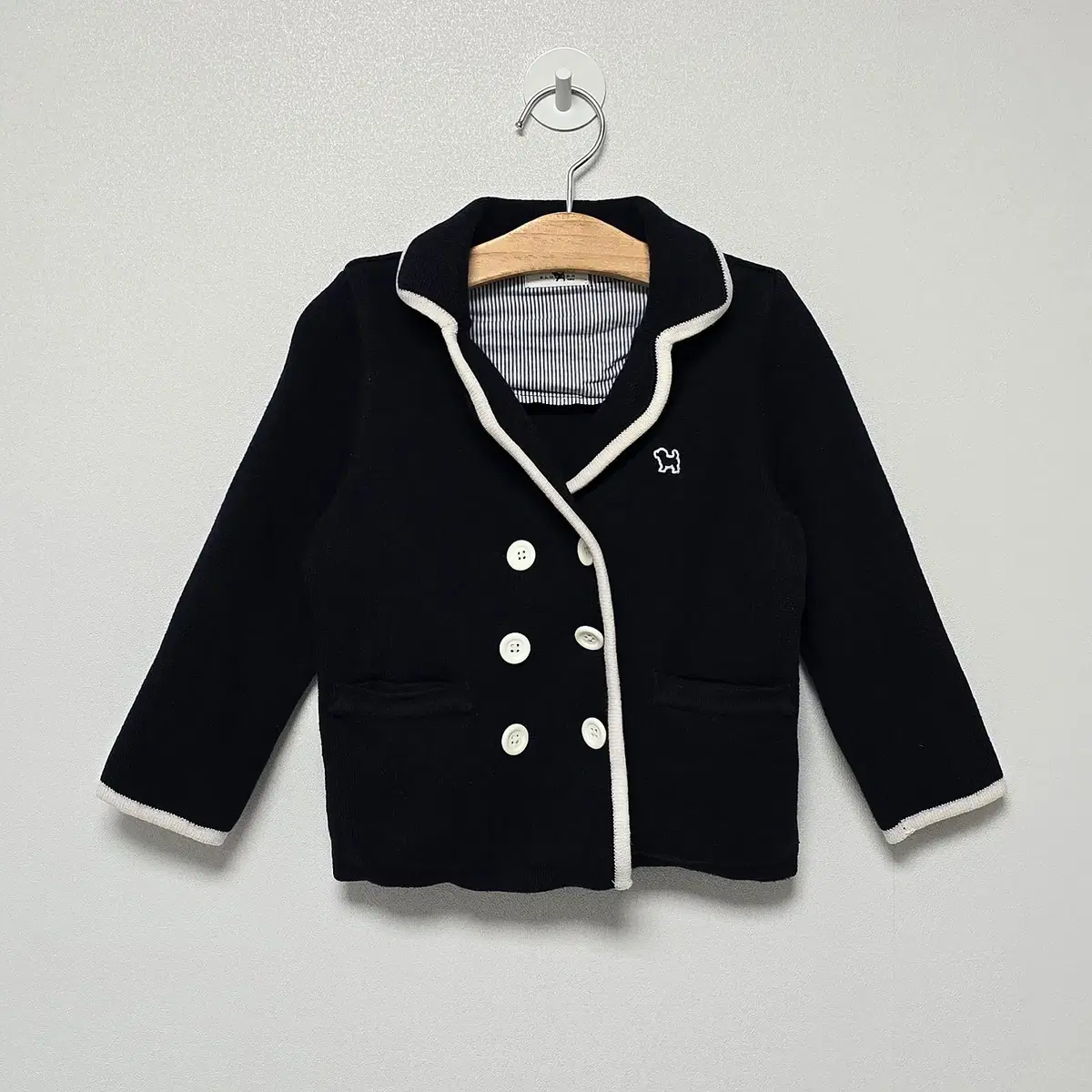 Size 110 Bloody Dog Kids' Cardigan Jacket Navy