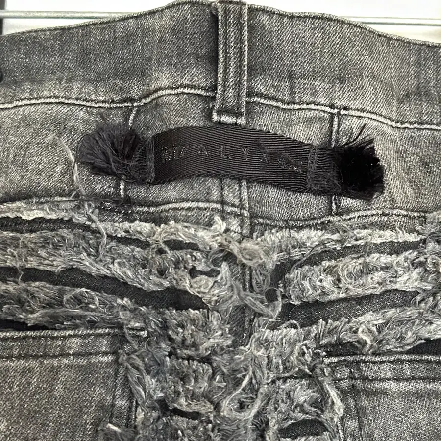 Blackmeans x alyx distressed denim