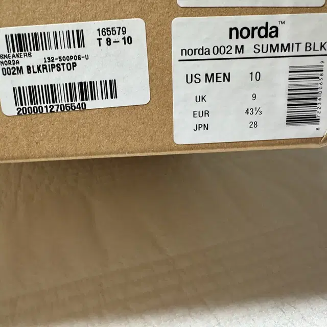 Norda 002 써밋블랙 280