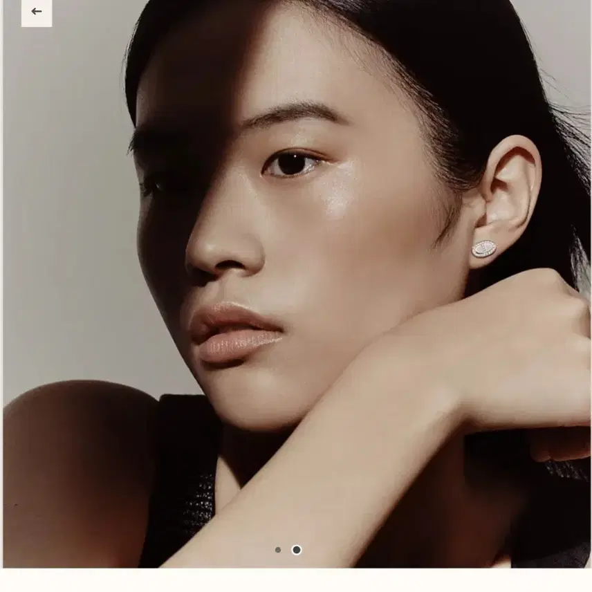 에르메스 샹달 다이아 귀걸이(새상품) +샹달목걸이 사진 2