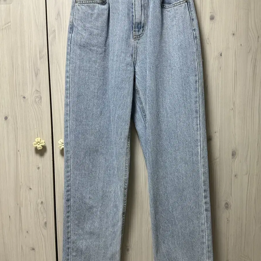 헤이그 haag straight denim pants light blue