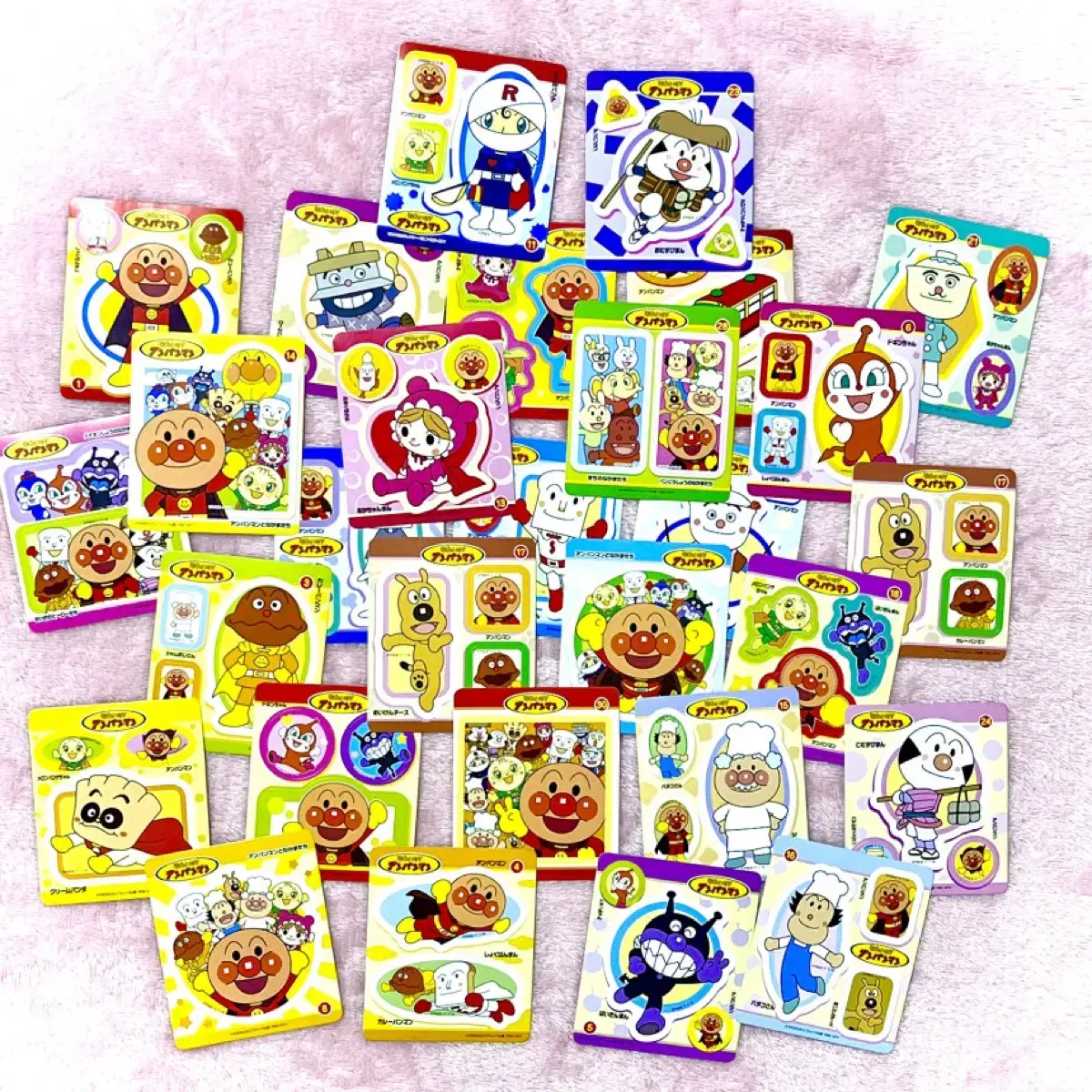 Anpanman Classic Seals sticker Set of 4