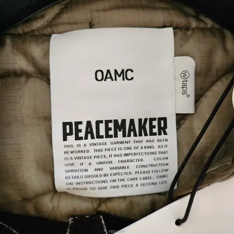 Oamc x WTAPS 밀리터리 라이너