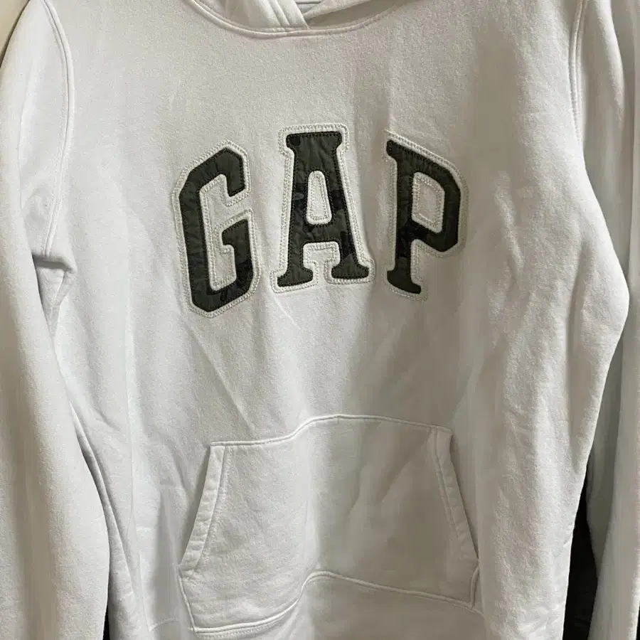 갭 화이트 후드티 GAP