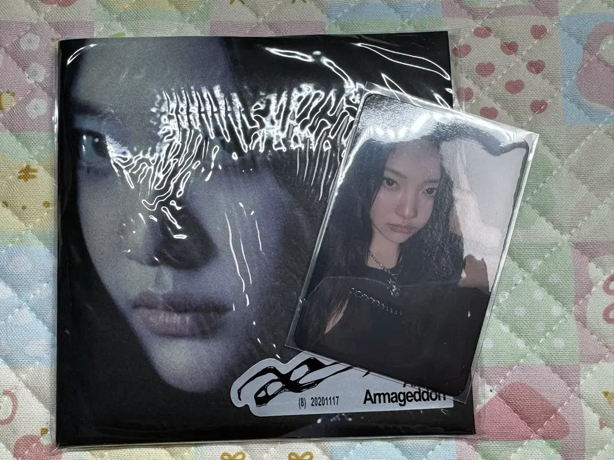 Aespa poster version unsealed album giselle ningning