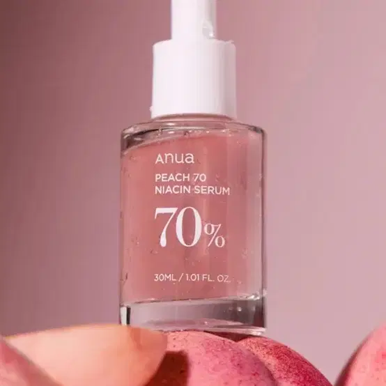 미사용 아누아 복숭아 나이아신아마이드 톤업 세럼 앰플 30ml