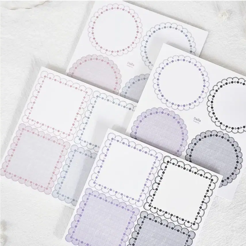 [Tome] 2-25 round square lace tome 20 pieces