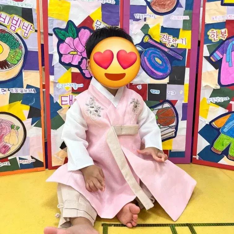 유아3살한복남매둥이일괄