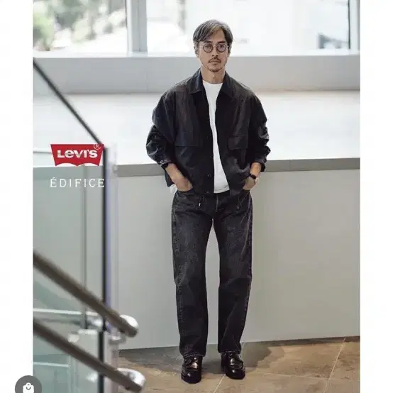 Edifice x Levis 에디피스 30주년 별주 블랙데님(30*30)