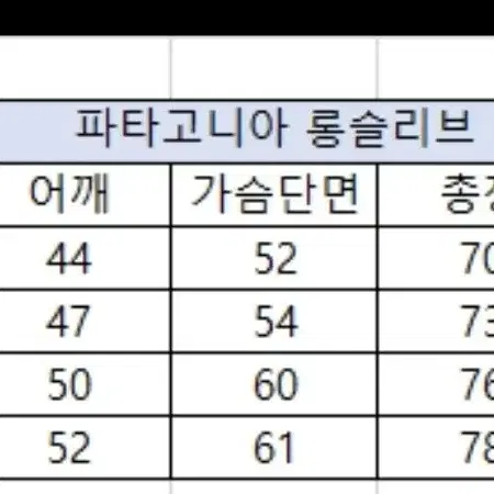 창고정리 할인 정품 파타고니아  p-6 롱 슬리브 긴팔티 새상품