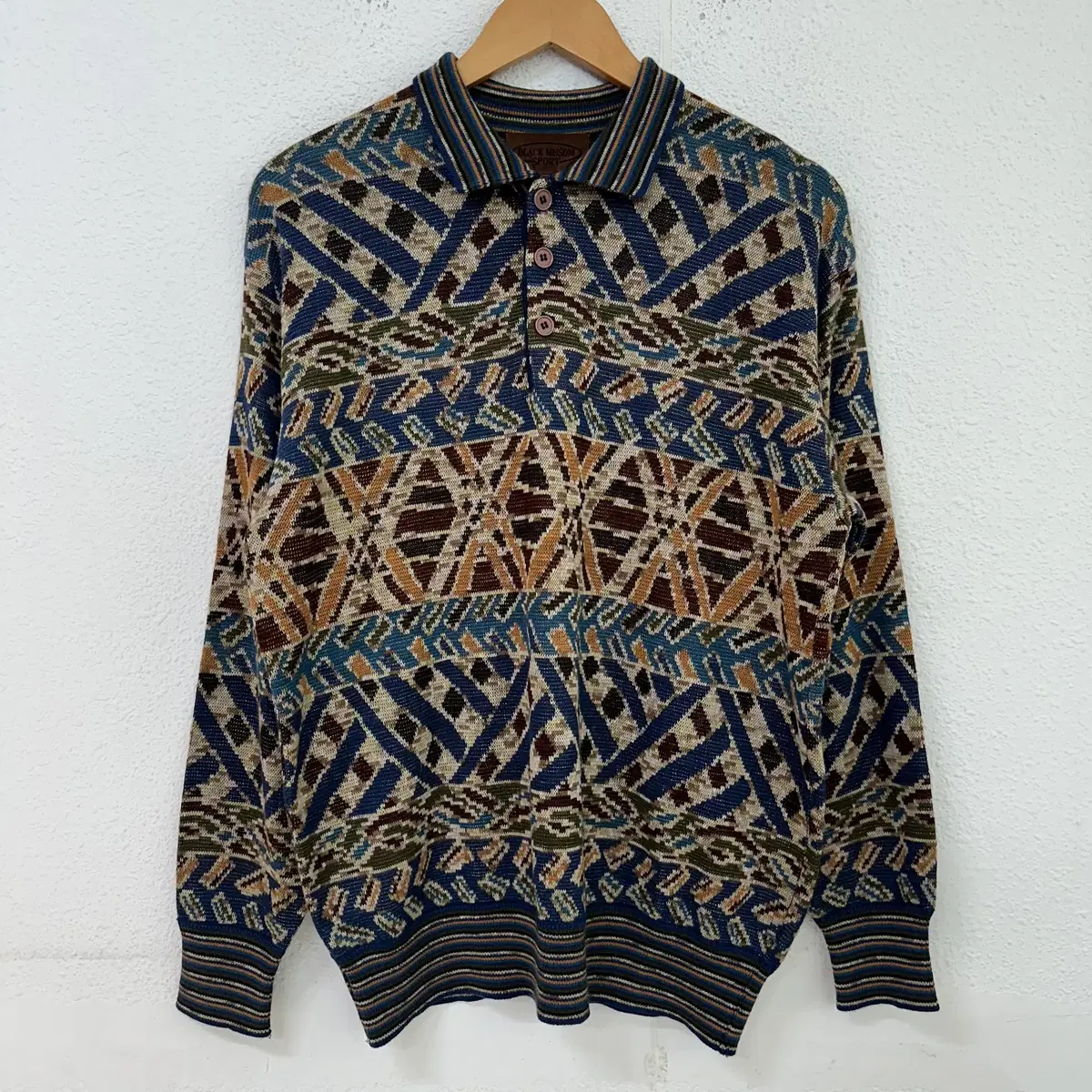 [100ish] Missoni Geometric Cable Pattern kara Long Sleeve Knit 0108