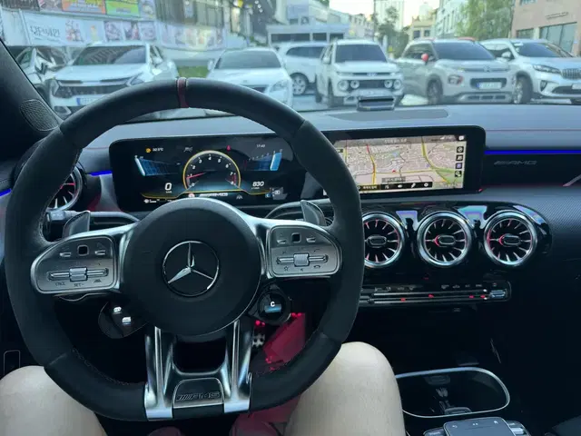 cla45amg 순정 핸들 팝니다