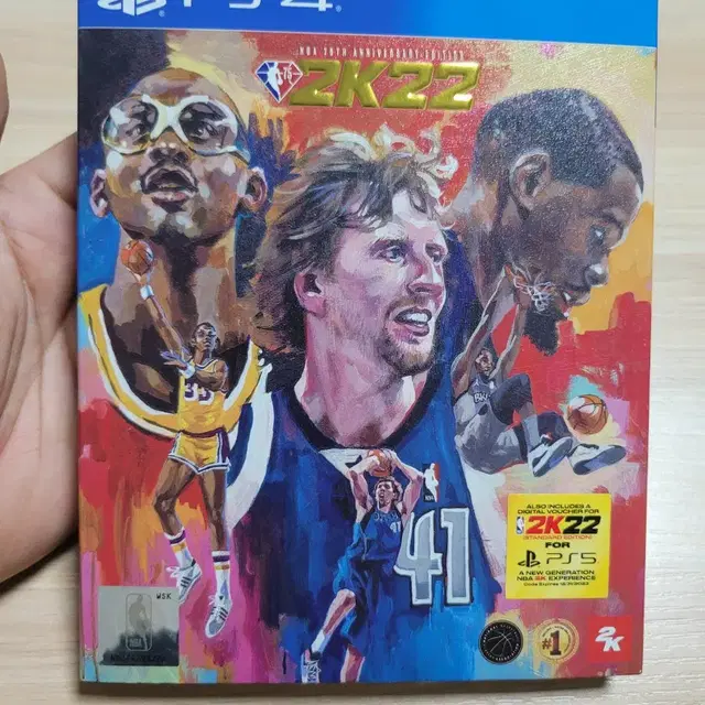 ps4 / 플스 ) (희귀매물 소장용) nba 2k22 슬리브 75주년