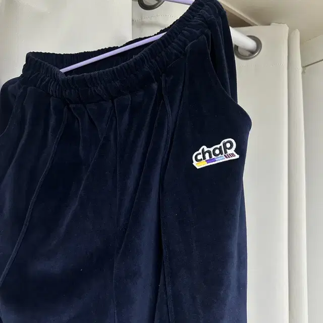 찹찹 Velour Track Pants(Navy) 벨벳 트랙 팬츠 네이비