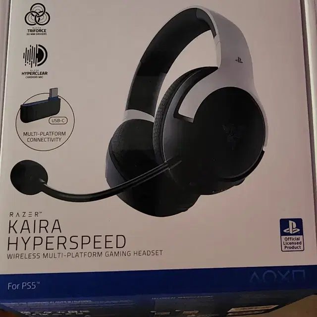 레이저 Kaira HyperSpeed PS5 Licensed 헤드셋