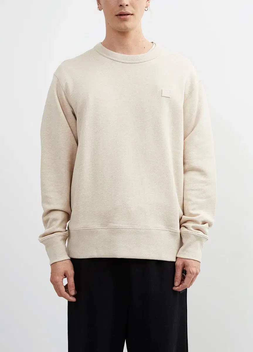 Acne Studios Fairview Face Sweat Oatmeal