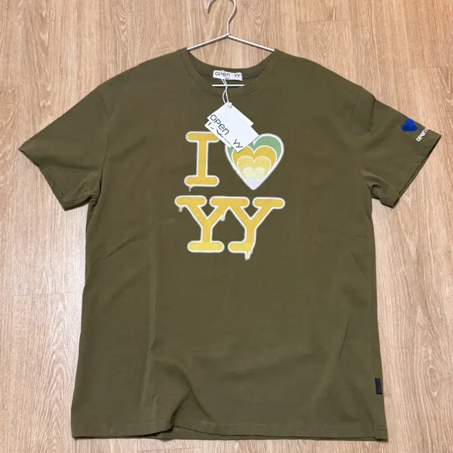 오픈와이와이 l love yy box tee 티셔츠 새상품 S/M