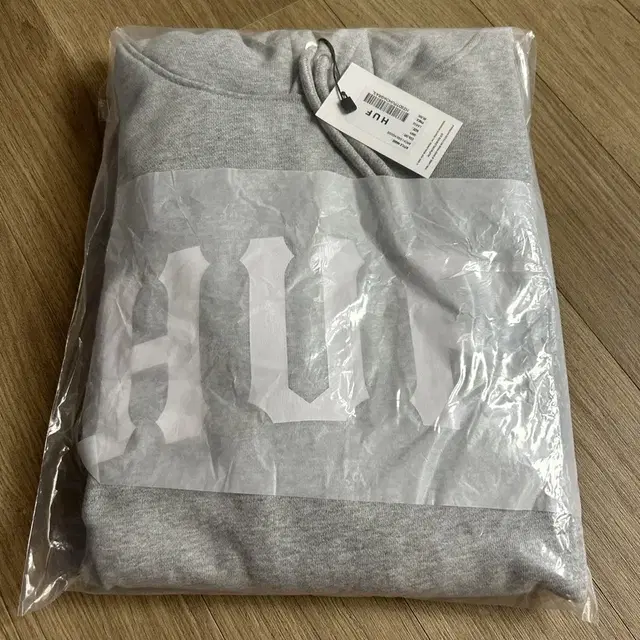 ARCH LOGO HOODIE [GREY]