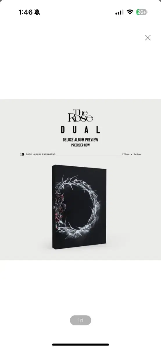 더 로즈 (The Rose) 2집 - DUAL (Deluxe Box Al