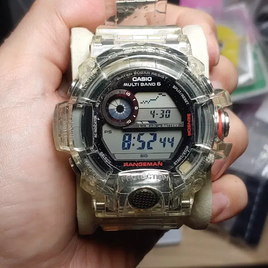 카시오 지샥 G-SHOCK 레인지맨 시계 GW-9400-1D 국내정발