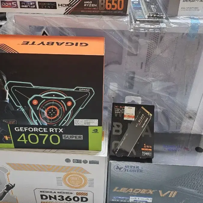 amd 7800x3d 4070super 고사양 데스크탑 팝니다 컴퓨터본체