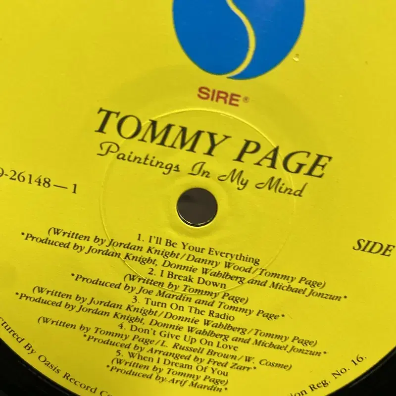 TOMMY PAGE LP / AA4892