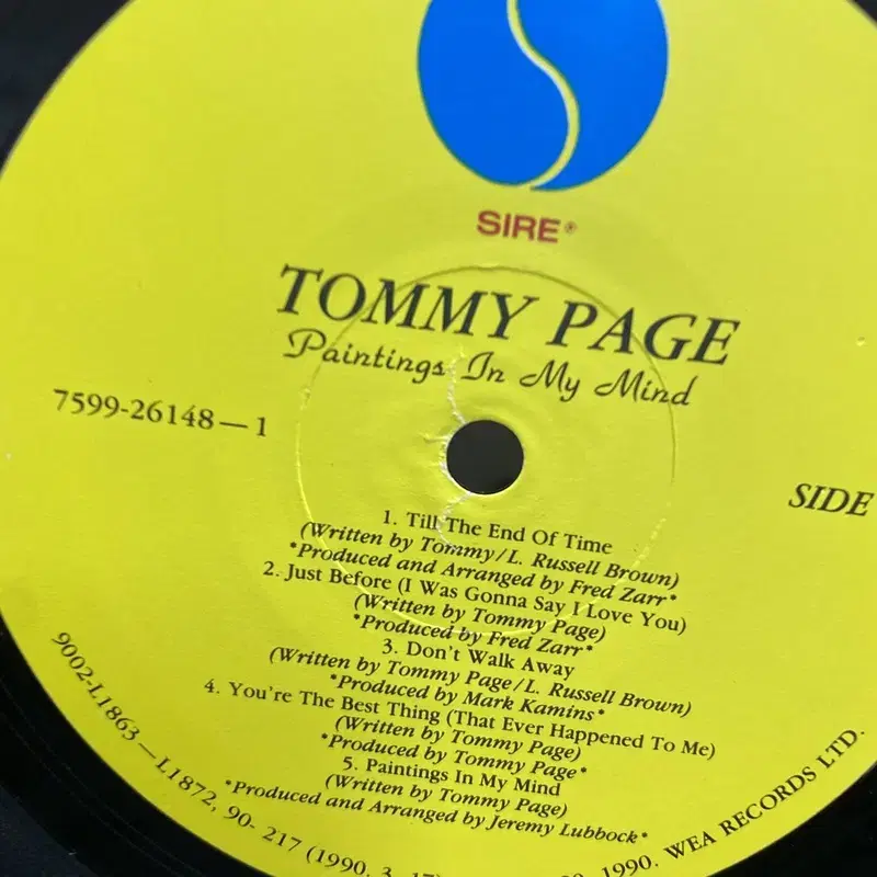 TOMMY PAGE LP / AA4892