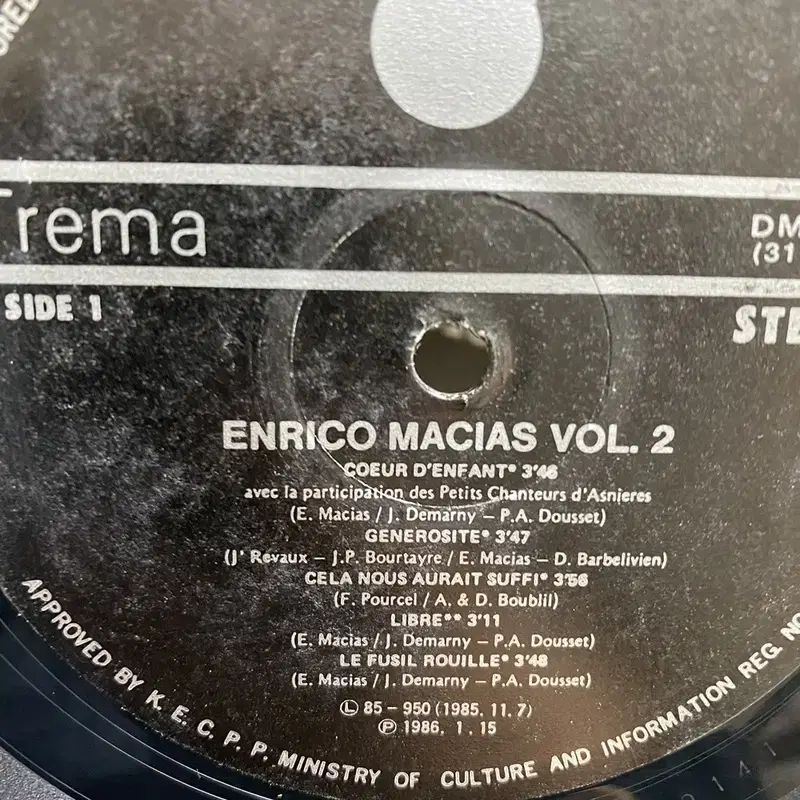 ENRICO MACIAS  LP / AA4899